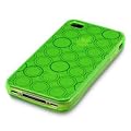 iPhone 4 4S 4G Gorgeous Green Spiral Circles Gel Case Cover Protector from Keep Talking Shop iPhone 4 Accessories