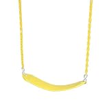 Gorilla Playsets - Swing Belt with Plastisol Coated Chain, Yellow