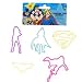 Search : Forever Collectibles DC Comics Women Heroines Logo Bandz Bracelets