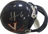Thomas Jones Autographed/Hand Signed Virginia Cavaliers Replica Mini Helmet