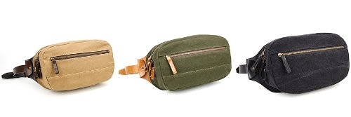 Cover image : [ボーデッサン] BEAU DESSIN S.A. ウエストバッグ NK1506 ニュー・キャンバス×オイルレザー シリーズ