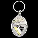 Pittsburgh Penguins Hockey Pewter NHL Keychain