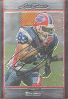 Lee Evans, Buffalo Bills, 2007 Bowman Chrome Autographed Card