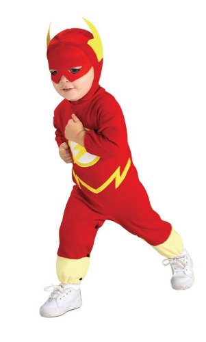  The Flash DC Comics Super Hero Baby Newborn Toddler Costume Select Shirt Size: Infant