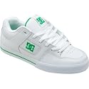 DC Men's Pure Sneaker,White/Emerald,11 M US