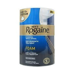 Men's Rogaine Foam-Rogaine Hair Regrowth Treatment, 6/2.11 oz. cans (6 Month Supply)