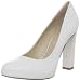 Nine West Women's Dazzler Platform Pump,White,9 M US