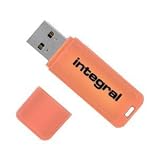 Integral NEON 8Gb USB Drive - Orange Electronics