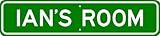 IAN ROOM SIGN - Personalized Gift Boy or Girl, Aluminum