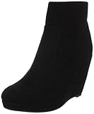 Buffalo London 411-7618 KID SUEDE 135287, Damen Fashion Halbstiefel & Stiefeletten, Schwarz (BLACK 01), EU 38