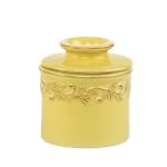 The Original Butter Bell Crock by L. Tremain, Antique Goldenrod
