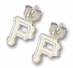 Pittsburgh Pirates Sterling Silver Dangle Earrings