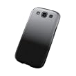 ELECOM docomo Galaxy SIII・GalaxySIIIα SC-06D・SC-03E シェルカバー グラデーション ブラック×シルバー PD-SCS3PVWBSV