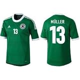 Adidas DFB Deutschland Auswärts-Trikot Müller Nr.13 EM2012 Farbe: grün/weiß
