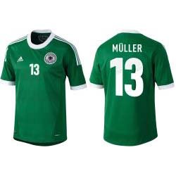 Adidas DFB Deutschland Auswärts-Trikot Müller Nr.13 Kinder EM2012 Farbe: grün/weiß, Größe: 152
