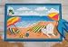 BEACH shore non-skid floor MAT utility rug HOME DECOR