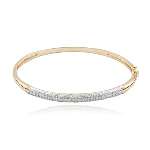 0 22 Carat Genuine Yellow Diamond Silver Bracelet