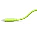 YellowKnife MFi Certified-IOS 7 Noodle Flat 8pin Lightning (3.2ft) Colorful USB Cable Supports Charging And Syncing for iPhone 5 5S 5C,iPad (Air/4th generation),iPad mini,iPod (7th generation),iPod touch (5th generation)&iPod nano(7th generation) With ZEISS Zeiss Pre-Moistened Lens Cloths (Green-T)