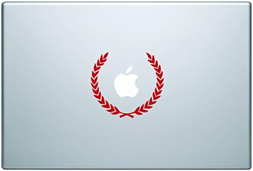 Ornate Wrath Red Vinyl iMac / Macbook / Laptop Decal Sticker. Graphic Size: 6in X 6in