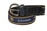The Mark Adult Canvas Material NBA Indiana Pacers Belt w/Buckle Closure - (Different Sizes), 42