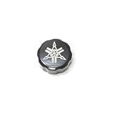 Yamaha YZF R6 R6S R1 BLACK BILLET FLUID RESERVOIR CAP LOGO ENGRAVED by KapscoMoto