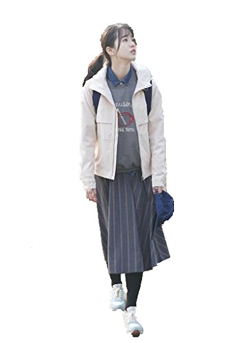 (ドチィン)DaoCheng レディース 秋 無地 シンプル ジャケット コート ジャンパー ブルゾント レンチコート 可愛い 清純 きれい目 アウター 大きい ポケット ハット 付き防寒 防風 防水 ジャケットレンチコート