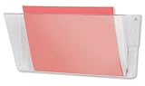 Produkt-Bild: Deflecto Wandprospekthalter (Querformat, stapelbar, &Uuml;bergr&ouml;&szlig;e, B 413 x H 178 mm), transparent