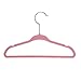 BriaUSA Kids Baby Clothes Hangers Pink Steel Hooks –Ultra Slim, Sturdy Saves You Extra Space – Set of 10