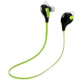 Reiko Bluetooth Headset for iPhone/iPad/iPod Mp3 Player - Retail Packaging - Green & Black