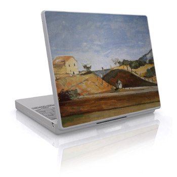 Childrens Toyshop  Video Games : Laptop Skin (Can be trimmed to fit most laptops.) (15" x 12") - Cezanne - Railway Cutting