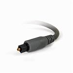 Cables To Go 98038 Premium Toslink Optical Digital Audio Cable (8 Feet, Black/Grey) 