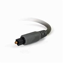 Cables To Go 98038 Premium Toslink Optical Digital Audio Cable (8 Feet, Black/Grey)