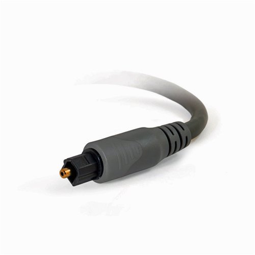 Cables To Go 98038 Premium Toslink Optical Digital Audio Cable (8 Feet, Black/Grey)