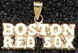 Boston Red Sox Solid 14K Gold Pendant