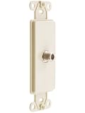 Leviton 40681-T Decora Insert, F Connector, Light Almond