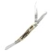 Elk Ridge Stockman Folding Knife Burned Bone