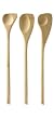 Bambu 13 Inch Spoontula's, Set of 3, Natural