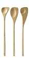 Bambu 13 Inch Spoontula's, Set of 3, Natural