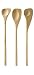 Bambu 13 Inch Spoontula's, Set of 3, Natural