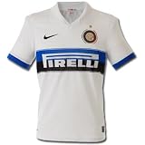 Nike Inter Mailand Auswärtstrikot weiß/blau 2009-2010 Farbe: weiß/blau (football-white/blue/black)