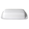 Home Porcelain Butter Dish - White