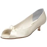 Bridal by Butter Womens Crackle-B Kitten-Heel 