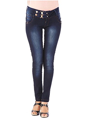 (トゥルッコスジーンズ) Trucco's jeans 美脚ストレッチ スキニージーンズ tru-3724 インディゴ