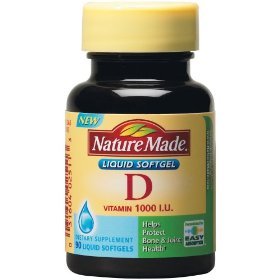 Nature Made Vitamin D 1000 Iu Liquid Softgels  90 Ea