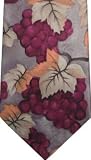 Grapes on vines neckties