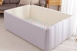 Foldaway (フォルダウェイ) プレイマット ベビー 用 サークルマット 防水 防音 (ピンクグレー)