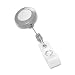 GBC BadgeMates Retractable Badge Reel, Gray, 25 Reels per Pack (50573)