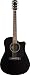 Fender Classic Design Series CD60CE Cutaway Dreadnought Acoustic-Electric Guitar, Black