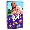 Luvs Ultra Leakguards Baby Diapers, Size 1, #10436 - 58/ Pack, 4 Packs