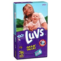 Luvs Ultra Leakguards Baby Diapers, Size 1, #10436 - 58/ Pack, 4 Packs